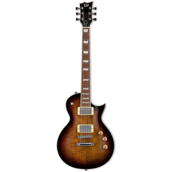 ESP LTD EC-256FM DBSB Singlecut FM Electric Guitar, Dark Brown Sunburst Online Sale