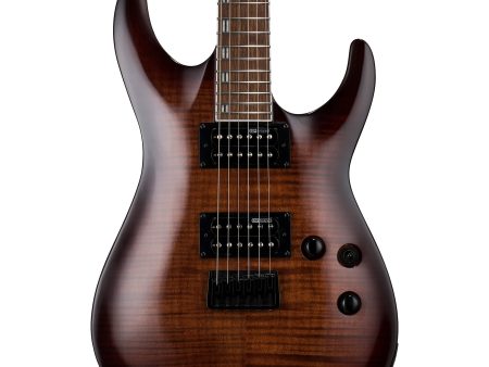 ESP LTD H-200 Flamed Maple Player Grade Electric Guitar, Dark Brown Sunburst Discount