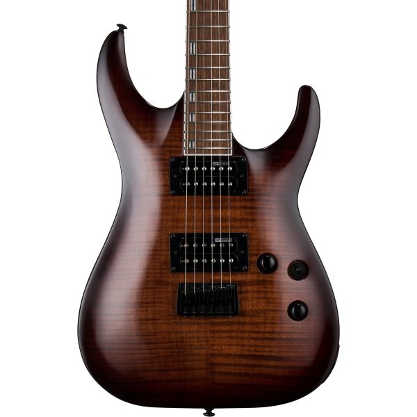 ESP LTD H-200 Flamed Maple Player Grade Electric Guitar, Dark Brown Sunburst Discount