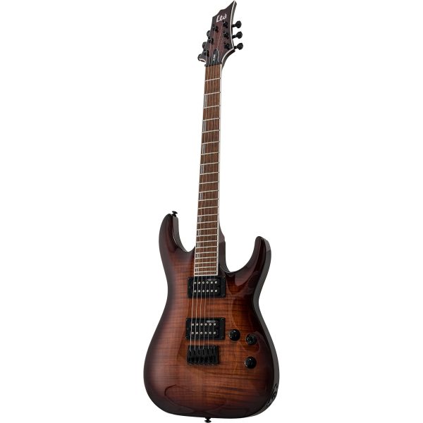 ESP LTD H-200 Flamed Maple Player Grade Electric Guitar, Dark Brown Sunburst Discount