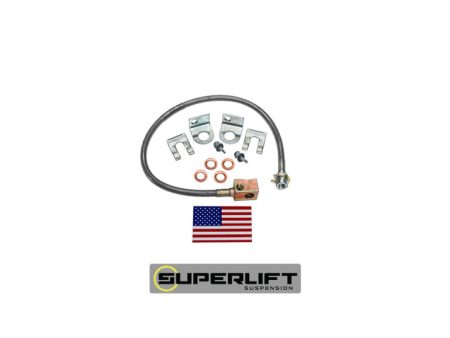 Superlift 97-05 Jeep Wrangler TJ w  4-6in Lift Kit (Single) Bullet Proof Brake Hose Hot on Sale