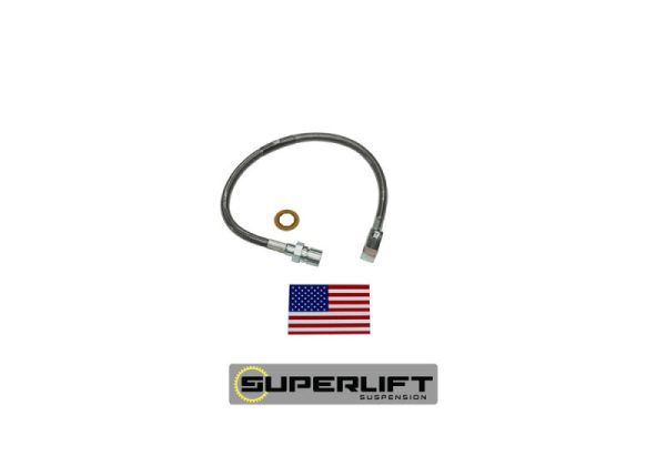 Superlift 71-87 GM Pickup 71-91 Blazer Suburban w  4-6in Lift Kit (Single) Bullet Proof Brake Hose Online Sale