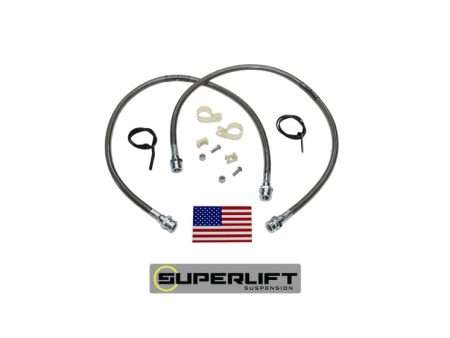 Superlift 79-96 Toyota Pickup 4Runner w  3-7in Lift Kit (Pair) Bullet Proof Brake Hoses Online