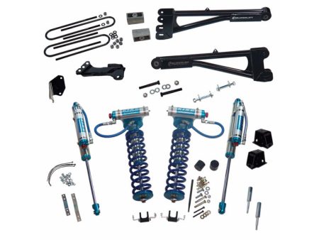 Superlift 05-07 Ford F-250 F-350 SD 4WD 4in Lift Kit w Repl Radius Arms & King Coilovers Rear Shocks Online now