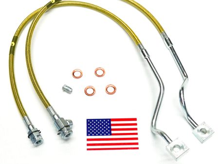 Superlift 99-04 Ford F-250 F-350 w  4-8in Lift Kit (Pair) Bullet Proof Brake Hoses Cheap