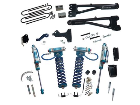 Superlift 05-07 Ford F-250 F-350 SD 4WD 6in Lift Kit w Repl Radius Arms & King Coilovers Rear Shocks Online Sale