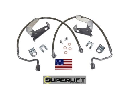 Superlift 08-10 Ford F-250 F-350 w  2-4in Lift Kit (Pair) Bullet Proof Brake Hoses For Cheap