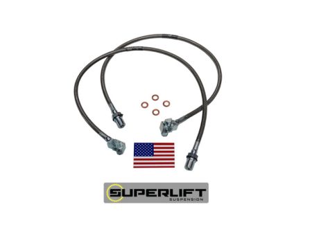 Superlift 71-78 GM Pickup Blazer Suburbanwith 8-12in Lift Kit (Pair) Bullet Proof Brake Hoses For Cheap