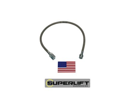 Superlift 83-97 Ford Ranger Bronco II w  4-6in Lift Kit (Single) Bullet Proof Brake Hose Fashion