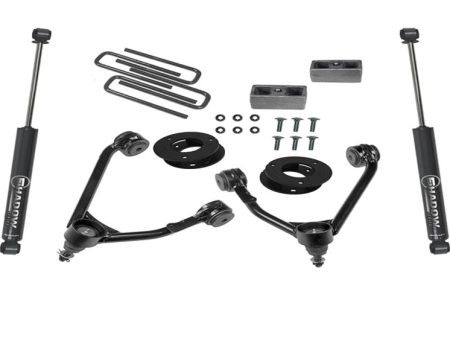 Superlift 07-16 Chevy Silv 1500 2WD 3.5in Lift Kit w  Cast Steel Control Arms & Rear Shocks on Sale