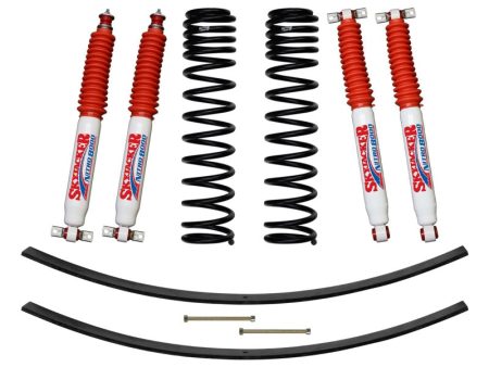 Skyjacker 84-01 XJ 3in FR D-Rate Long Travel Coil Suspension Kit w RR Add A Leafs Nitro 8000 Shocks Supply